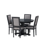 Set da pranzo circolare imbottito a 5 pezzi Remuda di Christopher Knight Home
