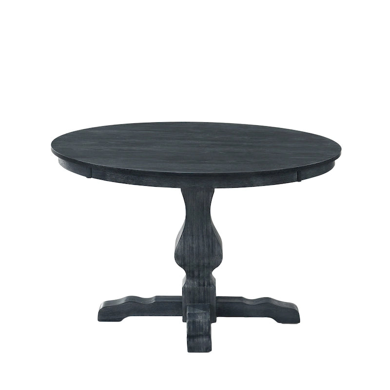 Set da pranzo circolare a 5 pezzi imbottito in legno e canna Remuda di Christopher Knight Home
