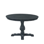Set da pranzo circolare a 5 pezzi imbottito in legno e canna Remuda di Christopher Knight Home