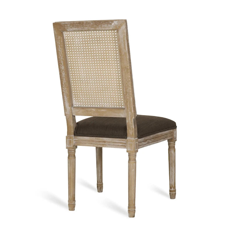 Set da pranzo circolare a 5 pezzi imbottito in legno e canna Remuda di Christopher Knight Home