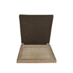Set da pranzo circolare a 5 pezzi imbottito in legno e canna Remuda di Christopher Knight Home