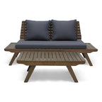 Sedona Acacia Wood 2-piece Outdoor Patio Set by Christopher Knight Home