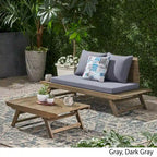 Sedona Acacia Wood 2-piece Outdoor Patio Set by Christopher Knight Home