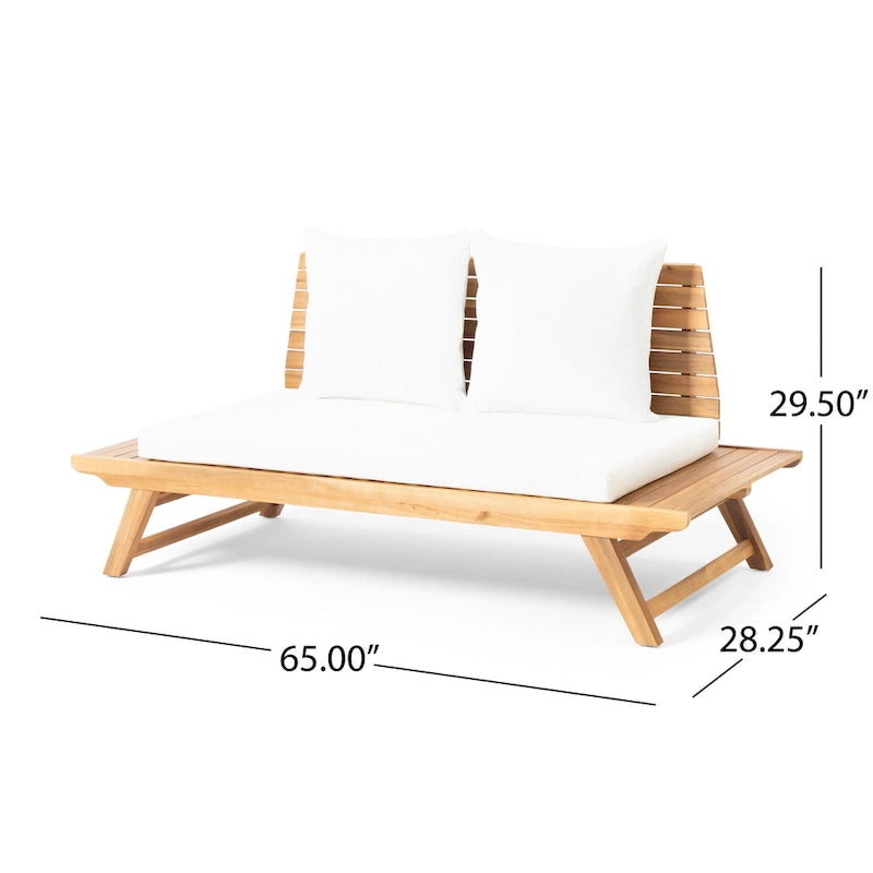 Sedona Acacia Wood 2-piece Outdoor Patio Set by Christopher Knight Home