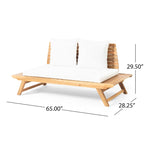 Sedona Acacia Wood 2-piece Outdoor Patio Set by Christopher Knight Home