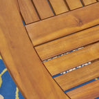 Set da pranzo da 5 pezzi per esterni Kingston in legno di acacia e vimini di Christopher Knight Home