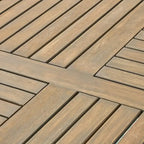 Set da pranzo da 5 pezzi per esterni Kingston in legno di acacia e vimini di Christopher Knight Home