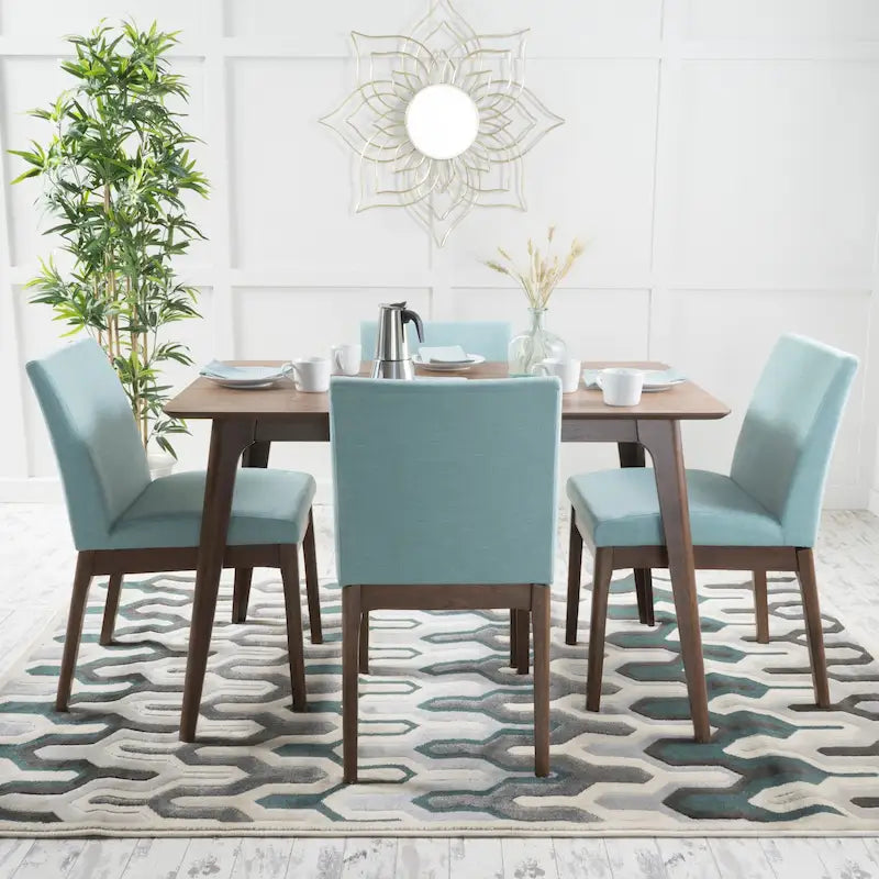 Christopher Knight Home Prazen, Set da pranzo moderno di metà secolo, 5 pezzi
