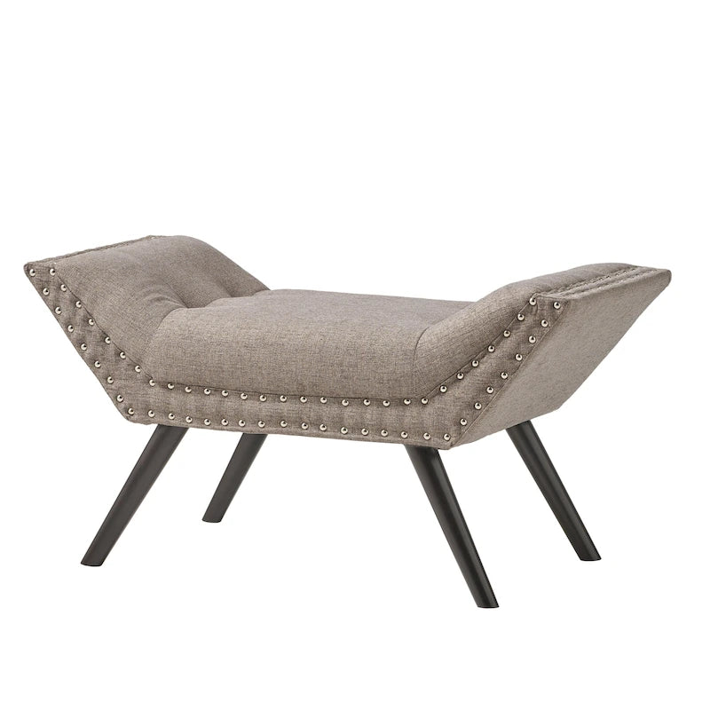 Christopher Knight Home Rosalynn Tufted Fabric Ottoman Bench  Stylish and Multi-Functional