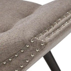 Christopher Knight Home Rosalynn Tufted Fabric Ottoman Bench  Stylish and Multi-Functional