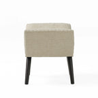 Christopher Knight Home Rosalynn Tufted Fabric Ottoman Bench  Stylish and Multi-Functional