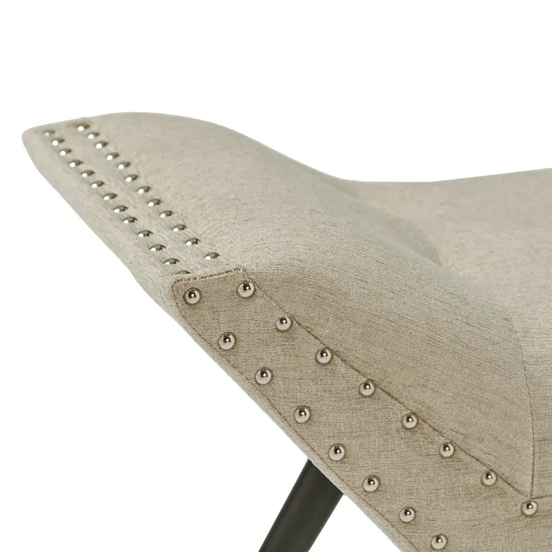 Christopher Knight Home Rosalynn Tufted Fabric Ottoman Bench  Stylish and Multi-Functional