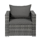 Landon 4-piece Wicker Outdoor Patio Furniture Set with Cushions