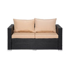 Landon 4-piece Wicker Outdoor Patio Furniture Set with Cushions