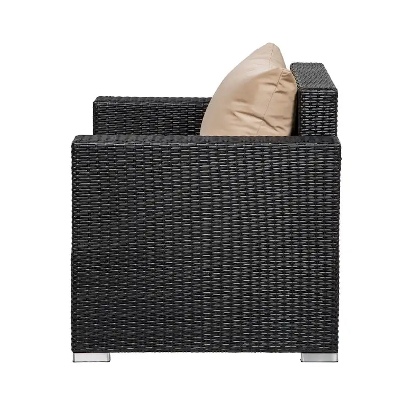 Landon 4-piece Wicker Outdoor Patio Furniture Set with Cushions