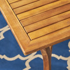 Anchor Outdoor 6-Seater Rectangular Acacia Wood Dining Set by Christopher Knight Home