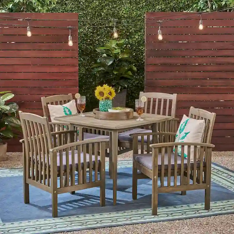 Set da pranzo da 5 pezzi Casa Acacia Patio di Christopher Knight Home