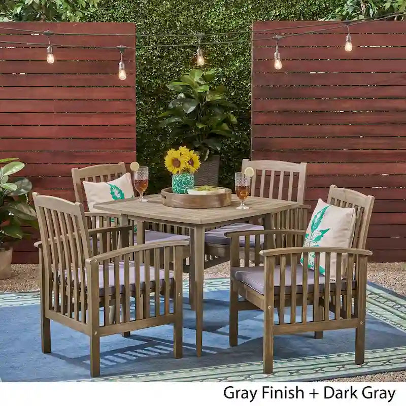 Set da pranzo da 5 pezzi Casa Acacia Patio di Christopher Knight Home