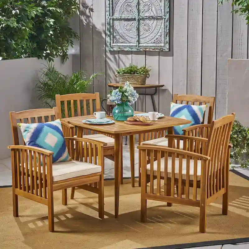 Set da pranzo da 5 pezzi Casa Acacia Patio di Christopher Knight Home