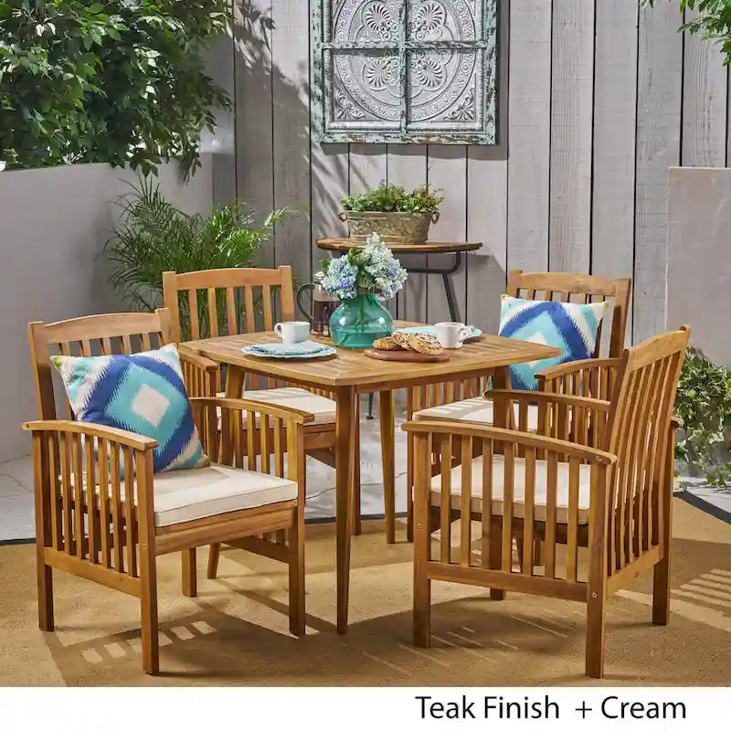 Set da pranzo da 5 pezzi Casa Acacia Patio di Christopher Knight Home