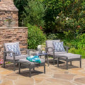 Set da salotto da esterno in vimini a 5 pezzi Honolulu con cuscini di Christopher Knight Home