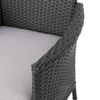 Kendricks Outdoor 5-piece Wicker Dining Set with Cushions by Christopher Knight Home