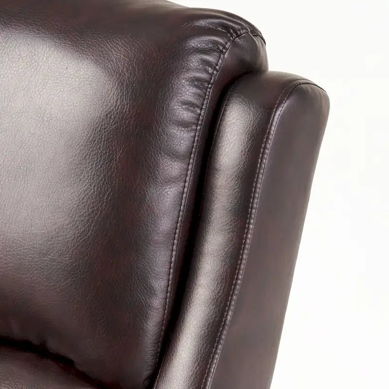 Haddan PU Leather Recliner Club Chair by Christopher Knight Home