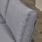 Norfolk Outdoor V-Shaped 5 Seater Sofa Set by Christopher Knight Home