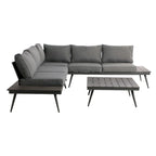 Norfolk Outdoor V-Shaped 5 Seater Sofa Set by Christopher Knight Home