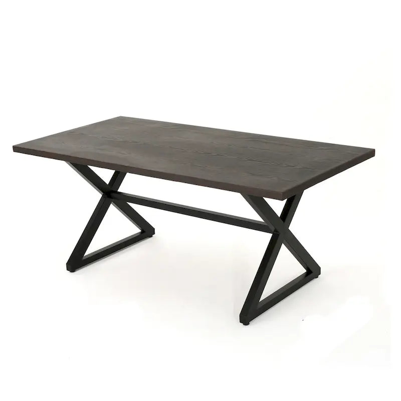 Tavolo da pranzo da esterno Rolando in alluminio di Christopher Knight Home - 70.50L x 35.25W x 29.00H