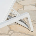 Myers Outdoor Aluminum Mesh Chaise Lounge (Set of 4) by Christopher Knight Home