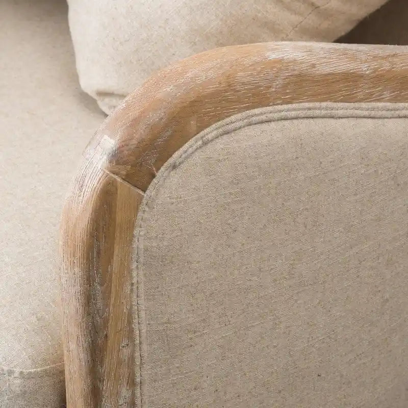 Poltrona Crenshaw Fabric Wing di Christopher Knight Home