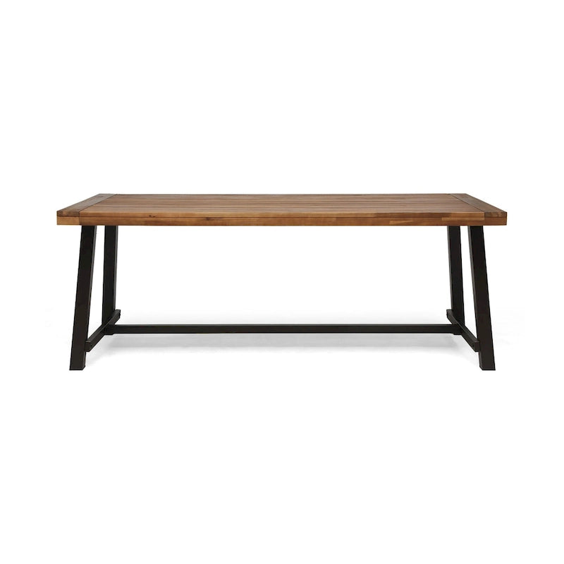 Set da pranzo da picnic da esterno in legno di acacia Carlisle di Christopher Knight Home