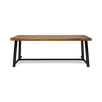 Set da pranzo da picnic da esterno in legno di acacia Carlisle di Christopher Knight Home