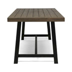 Set da pranzo da picnic da esterno in legno di acacia Carlisle di Christopher Knight Home