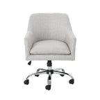 Johnson Mid Century Modern Fabric Home Office Chair with Chrome Base by Christopher Knight Home - N/A