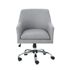 Johnson Mid Century Modern Fabric Home Office Chair with Chrome Base by Christopher Knight Home - N/A