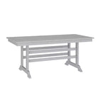 Merrick Lane Set 7 pz Adirondack Tavolo e Sedie con Portabicchieri Pieghevoli in HDPE Riciclato