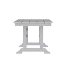 Merrick Lane Set 7 pz Adirondack Tavolo e Sedie con Portabicchieri Pieghevoli in HDPE Riciclato