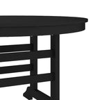 Tavolo e sedie Adirondack Merrick Lane 5 pz con portabicchieri a scomparsa in HDPE riciclato