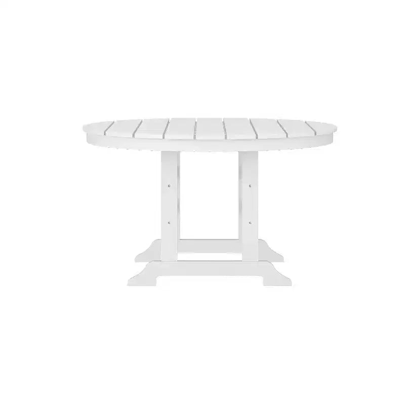 Tavolo e sedie Adirondack Merrick Lane 5 pz con portabicchieri a scomparsa in HDPE riciclato