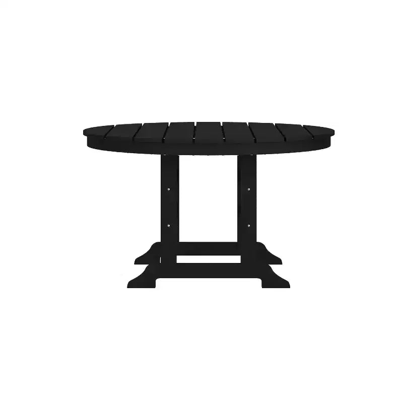 Tavolo e sedie Adirondack Merrick Lane 5 pz con portabicchieri a scomparsa in HDPE riciclato