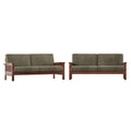Sigulda Mission-Style Wood Sofa