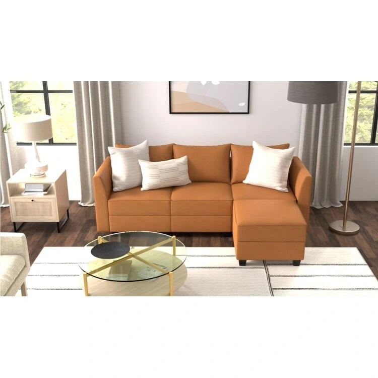 Modern DIY Collection - Convertible Modular Sectional Sofa - Linen Sofa Couch for Living Room Apartment Office