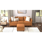Modern DIY Collection - Convertible Modular Sectional Sofa - Linen Sofa Couch for Living Room Apartment Office