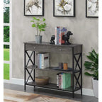 Convenience Concepts Tucson 1 Drawer Console Table with Shelves