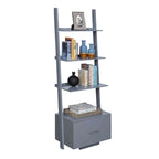 Convenience Concepts American Heritage Ladder Bookshelf with File Drawer