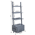 Convenience Concepts American Heritage Ladder Bookshelf with File Drawer