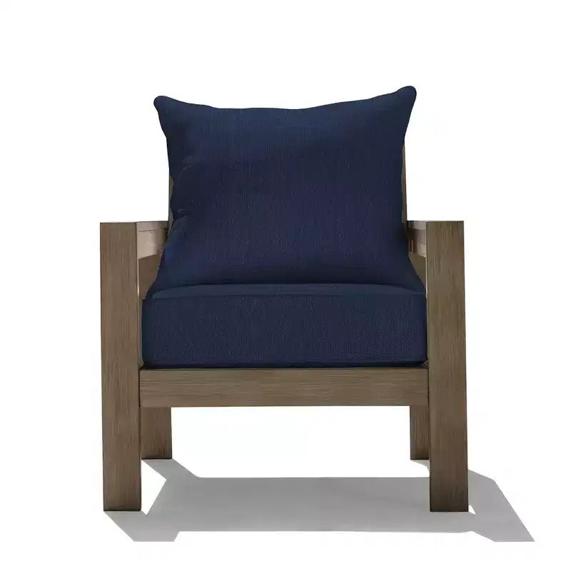 Seduta Honeycomb Outdoor Edisto - Sedia in Alluminio Rovere: Mobili da Esterno Modulari Resistenti alle Intemperie