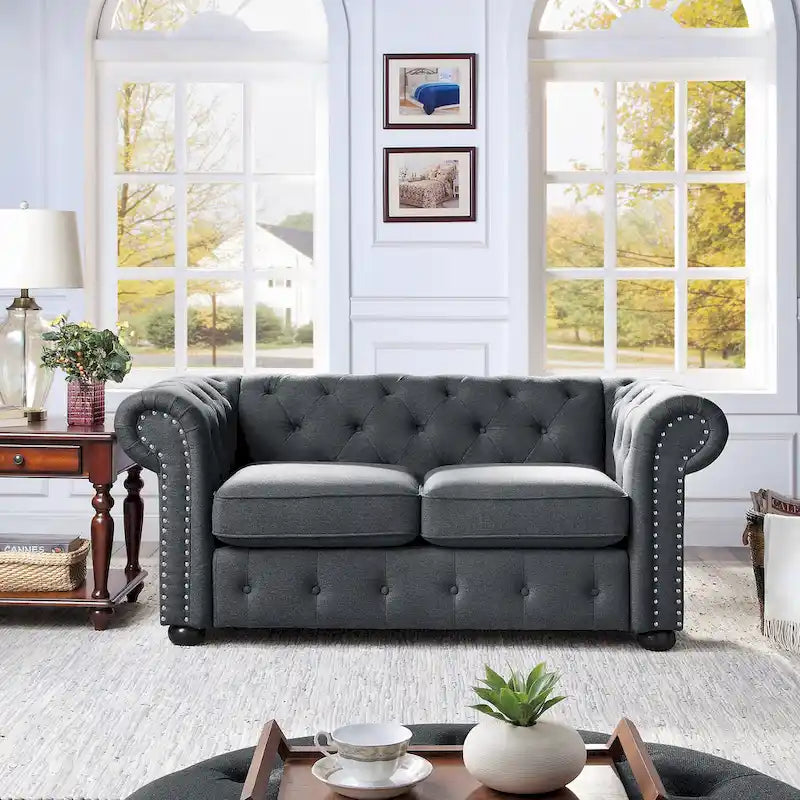 Divanetto Chesterfield "Tufted" Corvus Aleksis